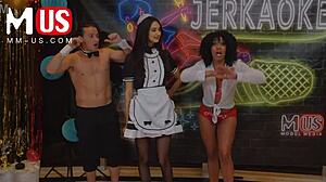 Eliza Ibarra Seduces Jay Romero in Jerkaoke Heat