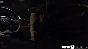 Amandha Fox's crazy toy night in Rome car