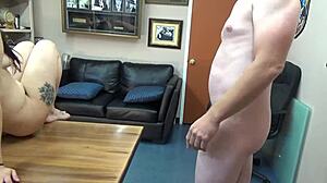 Watch Samantha Ann Choke on Cock in Extreme Casting Gagging!