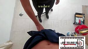 Husband Away: I Ride Painter's Cock Doggystyle Creampie