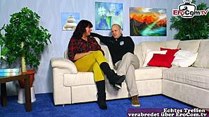Curvy German Stepmom Hints at Taboo Step-Son Craving
