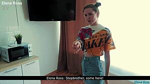 Elena Ross Intense Step-Sister Workout Blowjob Cumshot Facial