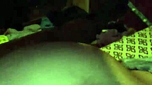 Creampie on pregnant wife leaves her gaping oozing thick cum