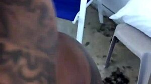 i slurped that thick ebony bbc outdoors hungrily