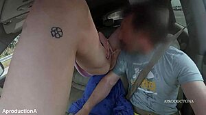 18yo drenches car seat squirting then pisses on face part ii