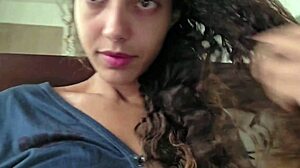 Waking up to curvy Latina's deepthroat big tits blowjob