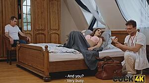 hey doctor kinkerman, watch me fuck your pregnant patient wife?