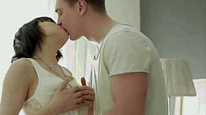 hey 18yo brunette takes stepbro's anal creampie deep