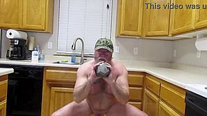 Simscristian05 Naked Sheer Squats in Kitchen Workout Exhibition Flash Apr 04 2026