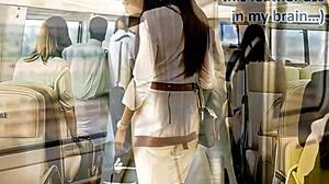 she's got a ticket to ride ai illustrated leather clad asian milf dream