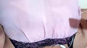 latina madrastra heats up with yoga dildo solo