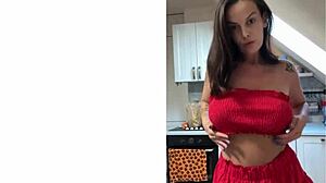 Lick Every Tattoo on Milf's Curvy Body