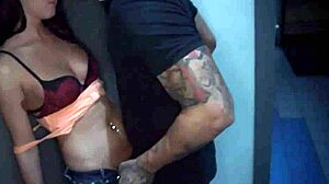 Bound Teen Gags on Cock in BDSM Facial Homemade Domination Comp?