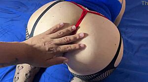 hey esposa puta, let neighbors grope your sheer big ass while hubby's away...