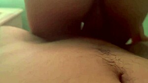 young latina jumps on brother's thick cock spreading wide