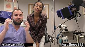 Doctor Tampa Forces Hitachi Orgasm on Freshman Miss Mars