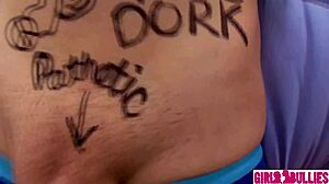 sorority girls tease humiliate tiny penis handjob prank