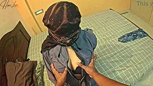 Hijab Indonesian HIDES Perfect Body DRESS For Big Cock Fuck