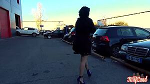 Sabrina hot french milf takes two monster cocks anal mmf threesome