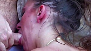 Fucking Shaved Milf Hard in Outdoor Fishnets Heels
