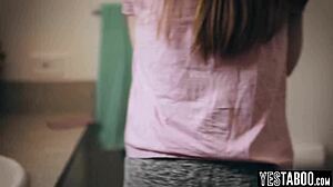 pregnant redhead teen gets railed by boyfriend's big dick stepdad