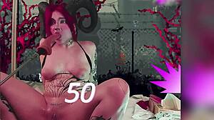 Redhead Cosplay Babe Fingers Ass Squirts Multiple Orgasms