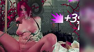Redhead Cosplay Babe Fingers Ass Squirts Multiple Orgasms