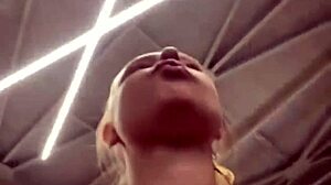 stepsister sneaks quick horny gym fuck with trainer's big cock