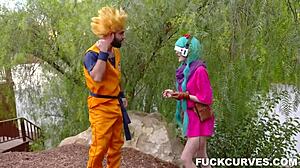 jessie saint rides logan pierce's dragon ball cock 😈 big tits bouncing pov