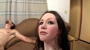 Petite Teen Glasses Girl Takes Rough Anal Facial Cumshot Pounding