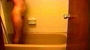 Wife's steamy shower playtime 🛁💦🧼