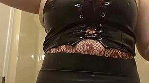 lovense buzzes as i apply makeup big tits tease