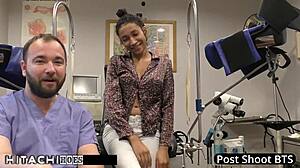 Doctor Tampa Forces Hitachi Orgasm on Freshman Miss Mars