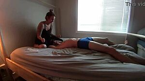 imagine your bound boyfriend squirming as i tease his sensitive spots