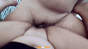 Quick creampie fuck with cheating filipina wife while husband away