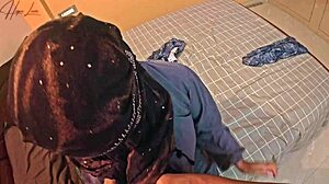 Hijab Indonesian HIDES Perfect Body DRESS For Big Cock Fuck