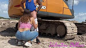 Hottie In Big Ass Jeans Sucks Stranger Dick