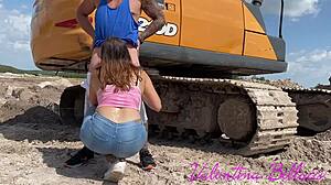 Hottie In Big Ass Jeans Sucks Stranger Dick