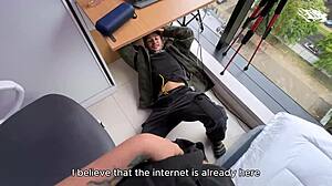 hey, i called the tech for internet but fucked his cock instead right here