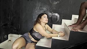 Wife's Cuckold Dream: Hubby Watches Her Ride Stranger Cock