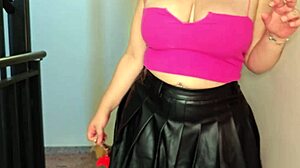 Neighbor Fucks Unfaithful Big Ass Wife Hard in Kitchen Behind Husband