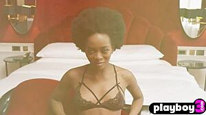 petite ebony milf alicia strips lingerie exposing bubble butt perfect body small tits