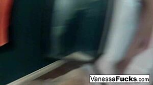 Vanessa and Tia Cyrus take turns licking each other's pussies