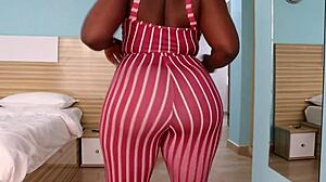 Fucking big booty ebony cousin missionary after intense gaming session