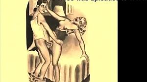 vintage silent films capture retro beaver close-ups