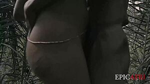 i knock for help but her juicy ebony pussy and ass worship changed everything