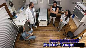 dr tampa, mia and xander's gyno exam gets wild, right