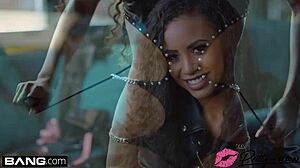 Demi Sutra's Juicy Bubble Butt Slaps Raw On Ebony Gangbang Cocks