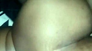 fucking my big booty ebony milf bent over