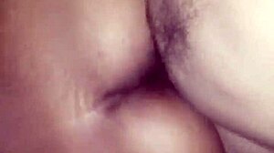 fucking my big booty ebony milf bent over
